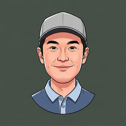 Illustration of Collin Morikawa