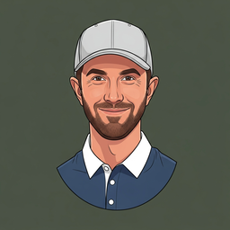 Illustration of Dustin Johnson
